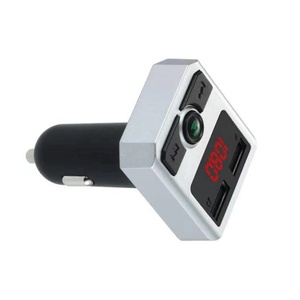 Accesorios para Automóviles Baratos X24 Adaptador Estéreo <span class=keywords><strong>de</strong></span> Audio MP3 Inalámbrico Transmisor FM BT <span class=keywords><strong>Modulador</strong></span> Llamadas Manos Libres Cargador para Automóvil - Product Image 3