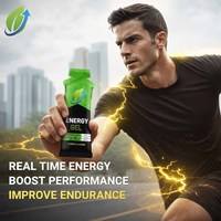 Gel Énergétique Liquide Naturel en Gros Marque Blanche, Complexe de Soutien Immunitaire, Glucides, BCAA, Créatine, Sachet Sportif OEM ODM Adulte