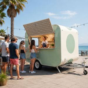Carrelli e Rimorchi per Alimenti, Food Truck con Cucina Completa, Carretti Gelato, Food Truck Mobile, Camion Gelateria - Product Image 4