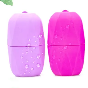 China Manufacture Supply Facial Ice Mold Face Beauty Freezer Roller Silicone Ice Roller For Face