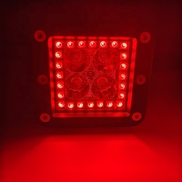 Projecteur de travail LED 12V pour véhicules tout-terrain, pods RVB à défilement de couleurs, projecteurs spot contrôlés par application, pods cubiques