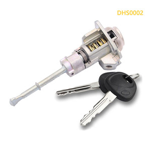 Adili Door Handle <b>Lock</b> Cylinder DHS0002 Zinc Alloy 2 <b>Keys</b> Grey - Product Image 5