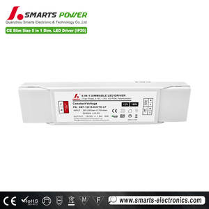 Voltaje constante 12V 24V 18W 36w 80W Triac 0-10V Fuente de alimentación Led regulable Ip20 Controlador Led Fabricación de carcasa de plástico - Product Image 3