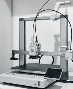 Imprimante 3D A1 Combo pour la création de modèles, nivellement entièrement automatique, haute vitesse, précision, imprimante multicolores avec imprimante 3D AMS FDM - Product Image 1