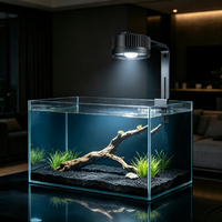 Lampe d'aquarium LED COB avec lentille convexe en verre pour une pénétration profonde, source lumineuse intégrée 50W avec ventilateur de refroidissement actif