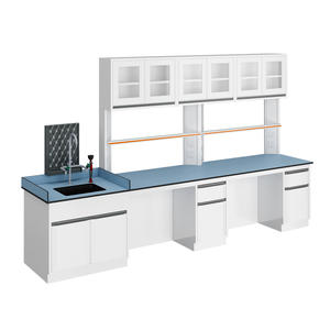 โต๊ะปฏิบัติการวิทยาศาสตร์สแตนเลสสตีลสมัยใหม่สำหรับห้องปฏิบัติการโรงเรียน โรงพยาบาล โรงงาน โต๊ะทำงานชีววิทยา โต๊ะทำงานทนสารเคมี - Product Image 2