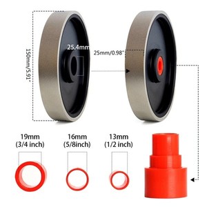 Vente en gros d'usine de meule diamantée galvanisée en plastique de haute qualité 6 pouces 8 pouces pour cristaux de pierres précieuses - Product Image 3