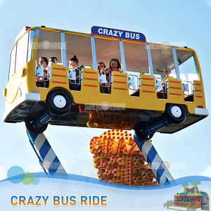 Parque de atracciones de fábrica de China Paseos 24 asientos Mini Miami Ride Swing Crazy Wave Bus Ride - Product Image 5