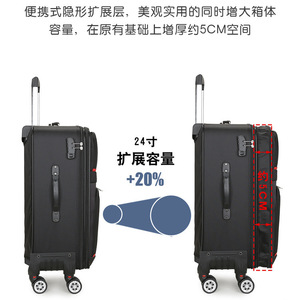 Étudiants masculins Version coréenne bagages en <span class=keywords><strong>toile</strong></span> Oxford Bulbar Box Spinner Caster à la mode pratique <span class=keywords><strong>toile</strong></span> Cipher <span class=keywords><strong>valise</strong></span> - Product Image 2
