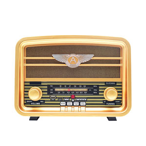 วิทยุพกพา AM FM SW คลื่นสั้น รุ่นวินเทจ ปี 2023 รองรับ BT/USB/TF สำหรับตกแต่งบ้าน ของขวัญ งานปาร์ตี้ - Product Image 1