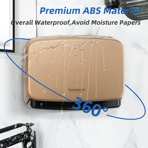 Porte-<span class=keywords><strong>serviettes</strong></span> mural pour toilettes, cuisine d'hôtel personnalisé, distributeur de <span class=keywords><strong>serviettes</strong></span> <span class=keywords><strong>en</strong></span> <span class=keywords><strong>papier</strong></span> carré <span class=keywords><strong>en</strong></span> plastique à plis multiples <span class=keywords><strong>en</strong></span> or joli - Product Image 4