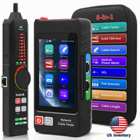 Testeur de câble réseau Rsrteng LT-600 Series, testeur de câble Ethernet UTP, traceur de câble, écran tactile IPS 4 pouces, POE RJ45 TDR, expédition US