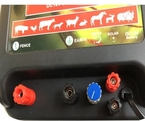 Électrificateur de clôture <span class=keywords><strong>solaire</strong></span> et à batterie pour système de clôture électrique, clôture de ferme, <span class=keywords><strong>chevaux</strong></span>, bovins, moutons - Product Image 5