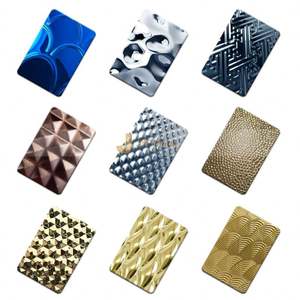 LL241 Hot Sales 304 Customized Honeycomb Embossed Wall Covering Panels Hammered Stainless <b>Mirror</b> <b>Sheet</b> for Ceiling Decoration - Product Image 6