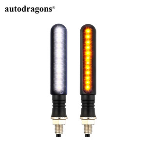 Clignotants LED pour moto, 24LED, indicateurs de direction, feux arrière clignotants, feux de freinage, feux stop, feux de jour DRL - Product Image 4