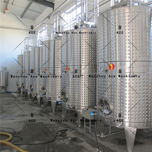 Ace 500L Dimple Plate Jacketed Wine Brewing Equipment Fruit Alcohol Brewing Equipment Cider Making Machine for Sale - Product Image 6