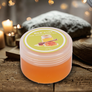 Sáp tẩy lông hương chanh dùng cho salon, tẩy lông mặt & chân với hương mật ong & chanh, 100g, dễ tự làm - Product Image 4