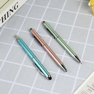 Stylo publicitaire personnalisé Xiaoxihua avec logo imprimable, stylo à bille rotatif avec pulvérisation de couleur, stylo promotionnel - Product Image 3