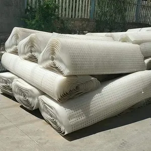 Composite plastic storage drainage board sheet combine with geotextile and membrane