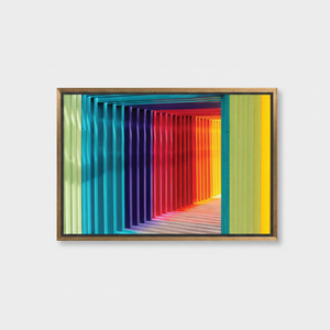 Hypnotic Printed <b>Canvas</b> Art: Vibrant 3D Effect <b>Wall</b> Decor,GOLD FRAMED <b>CANVAS</b> - Product Image 2
