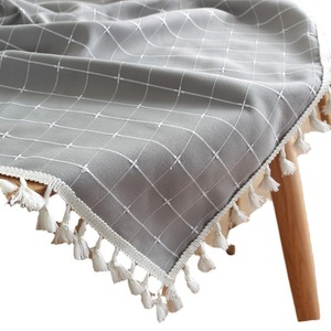 <span class=keywords><strong>Tovaglia</strong></span> rettangolare geometrica per tavolino da caffè in <span class=keywords><strong>pizzo</strong></span> Jacquard in cotone <span class=keywords><strong>e</strong></span> <span class=keywords><strong>lino</strong></span> Jacquard in stile americano - Product Image 5