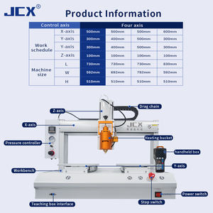 Machine de distribution automatique de colle thermofusible à double tête de 30 ml avec 2 pistolets pour l'emballage et la ligne d'assemblage - Product Image 2