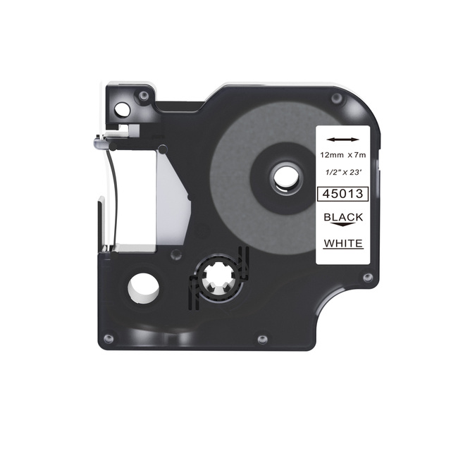 PUTY 45013 40913 45803 45010 Black on White Compatible Label Tape Cartrige for DYMO D1 Labelmanager 360d 280 160 Printer