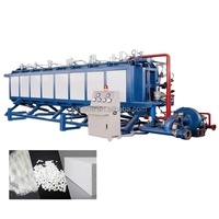 Machine de moulage de blocs EPS à commande PLC, à économie d'énergie automatique, pour la production de panneaux en mousse, avec refroidissement par air/système sous vide