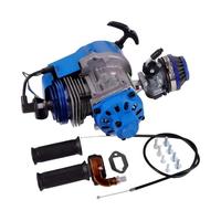 Offre Spéciale Moteur à essence 49cc 2 temps refroidi par air pour VTT, mini moto tout-terrain, pocket bike, quad, moto de sable, démarrage par lanceur