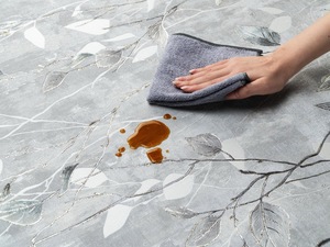 Carta da Parati Moderna Retrò 3D Stereoscopica Autoadesiva Non Tessuta con Motivi Floreali Pastorali, Carta da Parati Adesiva e Rimovibile - Product Image 3