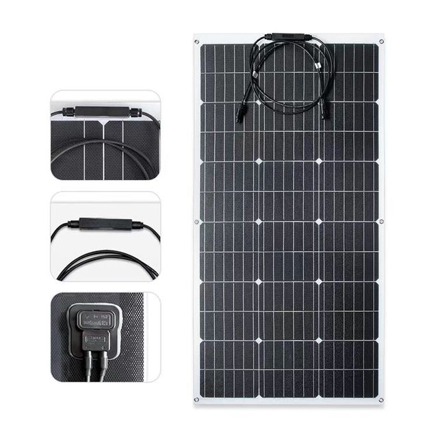 EnergyCreative Foldable Solar Panels 100W 200W 300W Half Cells Flexible Lightweight Eco-Friendly Solar Panel