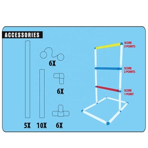चीन निर्यात आउटडोर खिलौने सीढ़ी गेंद, यार्ड खेल टॉस खेल सेट सीढ़ी गोल्फ की गेंद के लिए आउटडोर - Product Image 4