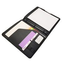 Carpeta de Archivos de Cuero A4 Personalizada ModernQiu, Carpeta de Presentación Empresarial de Alta Calidad con 3 Anillas y Cierre