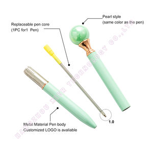 ロイヤルエレガントホワイトパールボールペンローズゴールド & シルバー1.0mm文字幅スタイリッシュなオフィス & スクールプロモーションメタルペン - Product Image 3