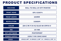 4 têtes d'impression I3200-U1, machine tout-en-un UV DTF 60 cm pour étiquettes en feuille d'or et en cristal