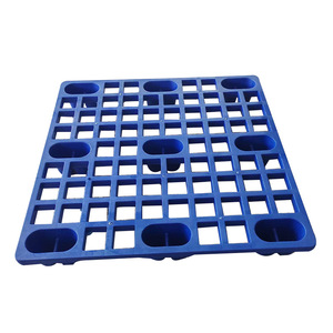 ตะแกรงพาเลทพลาสติกแบบ 9 ขา ขนาด 110x110x13.5 ซม. สำหรับรถยก 4 ทิศทาง ใช้สำหรับชั้นวางสินค้าในคลังสินค้า - Product Image 2