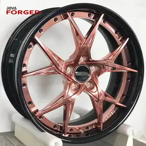 Alloy Rims 100x5 19 Inch Super Deep Concave Rose Gold Forged Wheel