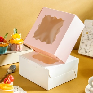 Colorful Custom Chocolate Design Luxury <strong>Mini</strong> Tiramisu Cake Boxes Packaging with logo - Product Image 1