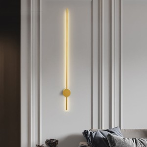 Nordic Designer Long Wall Lamp <b>Led</b> Linear <b>Touch</b> Control Minimalist Modern Bedroom Ambient <b>Light</b> - Product Image 3