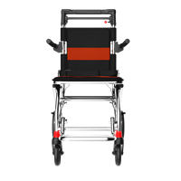 Fauteuil roulant pliable léger avec frein à main, chaise portable en aluminium pour personnes âgées et enfants, CE ISO13485