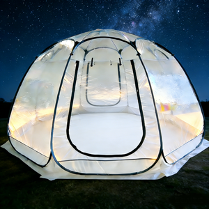 Tienda de Campaña Burbuja Transparente - Uso para Glamping y Observación de <span class=keywords><strong>Estrellas</strong></span>, <span class=keywords><strong>4</strong></span>-8 Personas, Fotogénica y Resistente a la Intemperie, Suministro de Fábrica, ISO9001 - Product Image 5