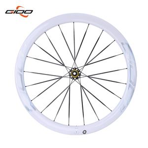 Jeu de roues de vélo de route en fibre de carbone ondulée GIOO 700C <span class=keywords><strong>avec</strong></span> frein à disque, jeu de roues Canyon compatible <span class=keywords><strong>avec</strong></span> cassette à 7-11 vitesses - Product Image 4