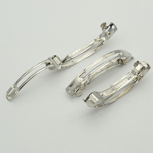 Pasadores de Pelo Franceses de Metal con Forma Arqueada de 10 mm x 7,2 cm con la Marca 'Clip Paris', Pinzas para el Cabello para Accesorios de Cabello Hechos a Mano - Product Image 2