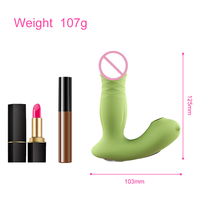 PleasureHub OEM KI-App-gesteuerter Mini Realistischer Vibrator Teleskopisch Saugend Heizend 60dB Geräuschpegel USB Aufladbar IPx6 Wasserdicht 9