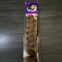 Prix bas en stock – Tresses synthétiques Jumbo de 82 pouces en fibre haute température de 230 g – Extensions de cheveux pour tresses africaines
