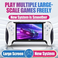 Console de jeu portable Gamegaga X18 Linux, écran 4,3 pouces, résolution 640x480, 10000 jeux rétro classiques intégrés, 9 émulateurs, AV