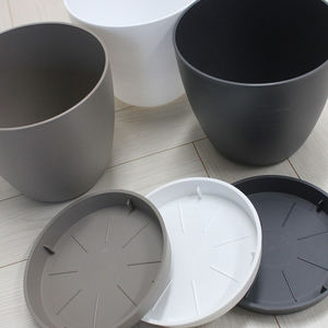 Plafarm JWPL0034 OEM Jardinière en plastique n°3 marron, pot de fleurs décoratif moderne pour intérieur, extérieur, balcon et jardin - Product Image 4