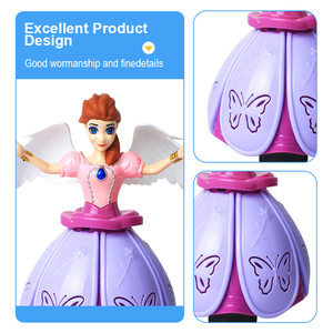 Jinying Dancing Princess Doll Children <b>Toy</b> <b>Girls</b> Light Music Electric Dancing Rotating Princess <b>Toy</b> - Product Image 2