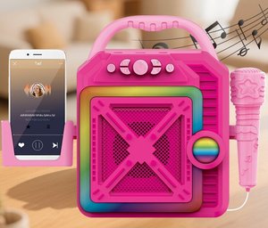 Hot sell Kids Educational <b>Wireless</b> Toys with Lights Music Dual Mic <b>Microphone</b> Stereo for 5 to 7 Year Made Plastic - Product Image 2