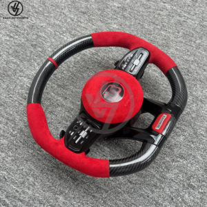 Volant sport 3 branches en fibre de carbone pour G-Class W464 G63 G500 2019-2024, finition brillante sergé, suède personnalisé - Product Image 6